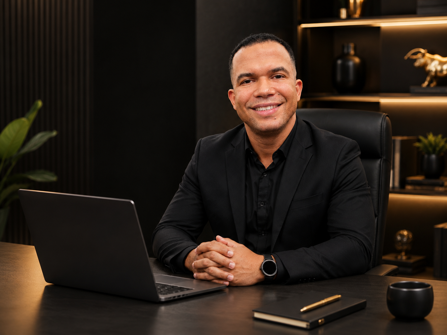 Cassiano Alves representando a Alves Digital em ambiente estratégico